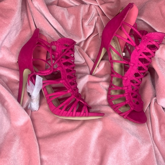 Shoe dazzle Analiza Lace Up Heeled Sandal size 10 brand new - Picture 2 of 10